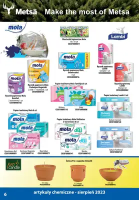 A-T - gazetka promocyjna Produkty chemiczne od wtorku 01.08 do czwartku 31.08 - strona 6