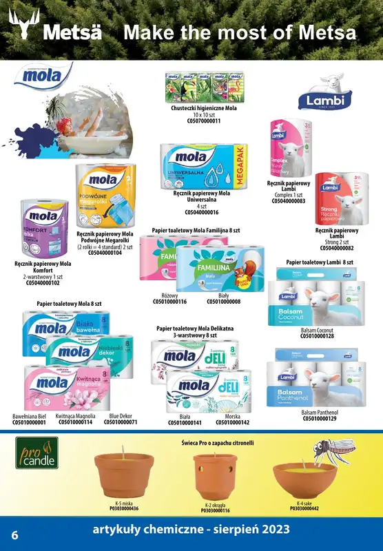 A-T - gazetka promocyjna Produkty chemiczne od wtorku 01.08 do czwartku 31.08 - strona 6