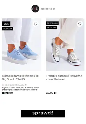 Czasnabuty.pl - gazetka promocyjna -30% na trampki z kodem od środy 02.08 do niedzieli 06.08 - strona 5