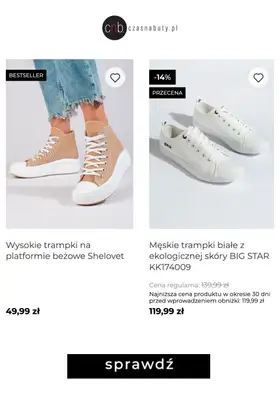 Czasnabuty.pl - gazetka promocyjna -30% na trampki z kodem od środy 02.08 do niedzieli 06.08 - strona 3