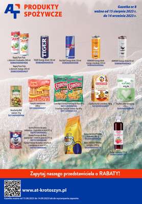 A-T - gazetka promocyjna Gazetka spożywcza od środy 16.08 do czwartku 14.09