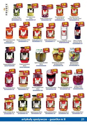 A-T - gazetka promocyjna Gazetka spożywcza od środy 16.08 do czwartku 14.09 - strona 21