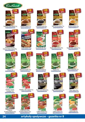 A-T - gazetka promocyjna Gazetka spożywcza od środy 16.08 do czwartku 14.09 - strona 24