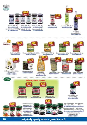 A-T - gazetka promocyjna Gazetka spożywcza od środy 16.08 do czwartku 14.09 - strona 28
