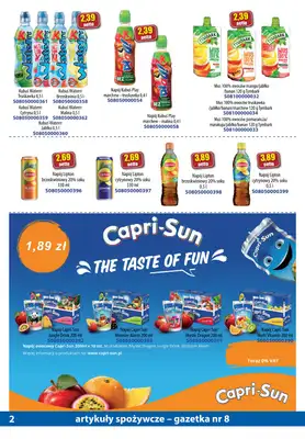 A-T - gazetka promocyjna Gazetka spożywcza od środy 16.08 do czwartku 14.09 - strona 2