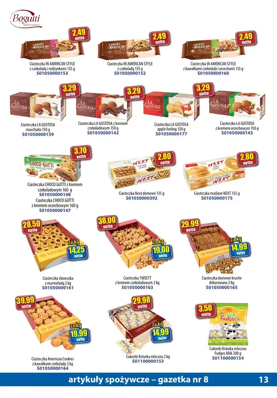 A-T - gazetka promocyjna Gazetka spożywcza od środy 16.08 do czwartku 14.09 - strona 13