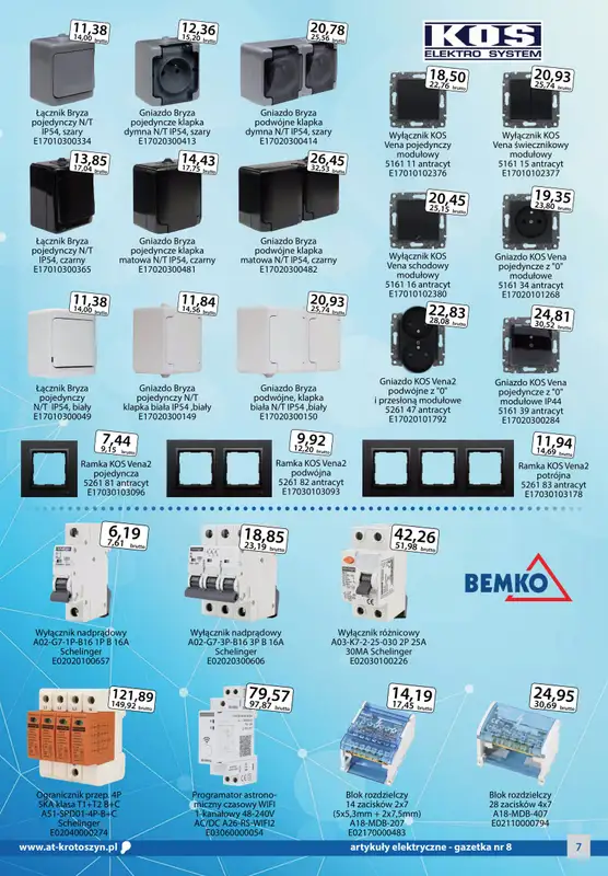 A-T - gazetka promocyjna Artykuły elektryczne od środy 16.08 do czwartku 14.09 - strona 7