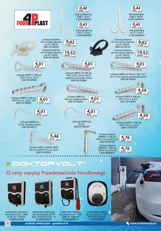 A-T - gazetka promocyjna Artykuły elektryczne od środy 16.08 do czwartku 14.09 - strona 4