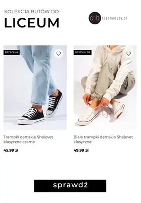 Czasnabuty.pl - gazetka promocyjna -25% na buty do szkoły z kodem od czwartku 17.08  - strona 4