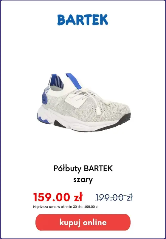 Bartek - gazetka promocyjna Obuwie dziecięce na zajęcia WF-u od czwartku 24.08  - strona 4