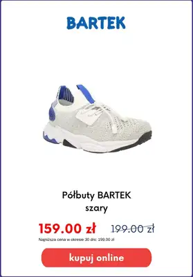 Bartek - gazetka promocyjna Obuwie dziecięce na zajęcia WF-u od czwartku 24.08  - strona 4 Bartek - gazetka promocyjna Obuwie dziecięce na zajęcia WF-u od czwartku 24.08  - strona 4