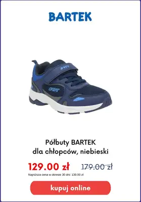 Bartek - gazetka promocyjna Obuwie dziecięce na zajęcia WF-u od czwartku 24.08  - strona 8 Bartek - gazetka promocyjna Obuwie dziecięce na zajęcia WF-u od czwartku 24.08  - strona 8