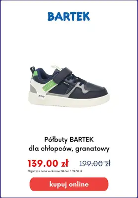 Bartek - gazetka promocyjna Obuwie dziecięce na zajęcia WF-u od czwartku 24.08  - strona 3 Bartek - gazetka promocyjna Obuwie dziecięce na zajęcia WF-u od czwartku 24.08  - strona 3