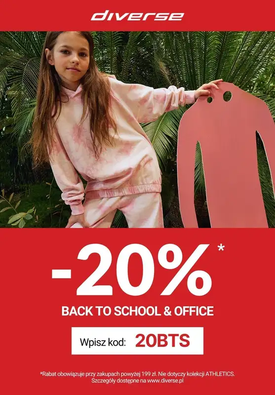 Diverse - gazetka promocyjna -20% Back To School & Office od czwartku 31.08 do poniedziałku 04.09