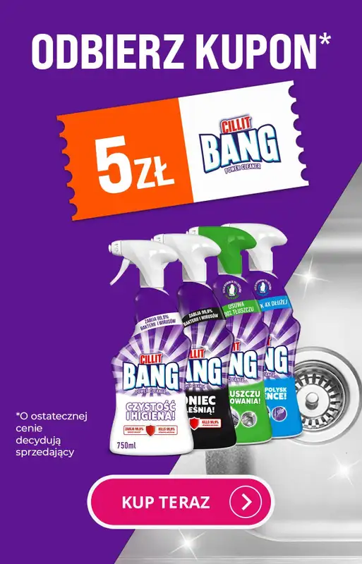 Cillit Bang - gazetka promocyjna Cillit Bang - Odbierz kupon! od piątku 08.09 do czwartku 21.09 - strona 7