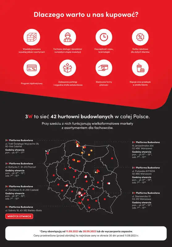 3W - gazetka promocyjna Gazetka od poniedziałku 11.09 do czwartku 28.09 - strona 8