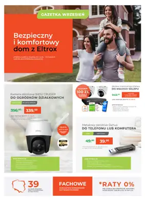 Eltrox - gazetka promocyjna Bezpieczny i komfortowy dom od czwartku 14.09 do wtorku 10.10