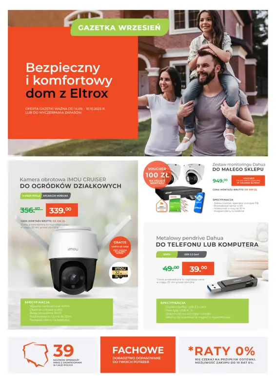 Eltrox - gazetka promocyjna Bezpieczny i komfortowy dom od czwartku 14.09 do wtorku 10.10
