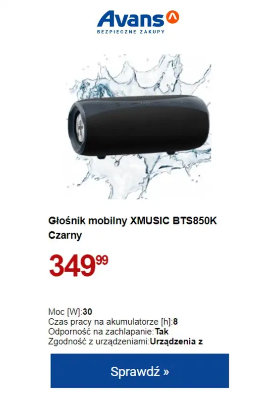 Avans - gazetka promocyjna NOKAUT CENOWY! od wtorku 26.09 do wtorku 03.10 - strona 6