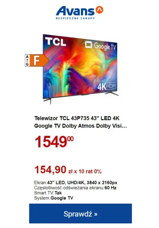 Avans - gazetka promocyjna NOKAUT CENOWY! od wtorku 26.09 do wtorku 03.10 - strona 2