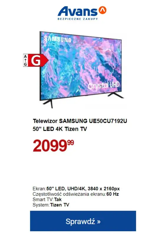 Avans - gazetka promocyjna NOKAUT CENOWY! od wtorku 26.09 do wtorku 03.10 - strona 3