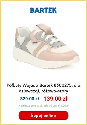 Bartek - gazetka promocyjna Półbuty dziecięce na wyprzedaży od piątku 29.09  - strona 2 Bartek - gazetka promocyjna Półbuty dziecięce na wyprzedaży od piątku 29.09  - strona 2