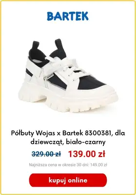 Bartek - gazetka promocyjna Półbuty dziecięce na wyprzedaży od piątku 29.09  - strona 4 Bartek - gazetka promocyjna Półbuty dziecięce na wyprzedaży od piątku 29.09  - strona 4