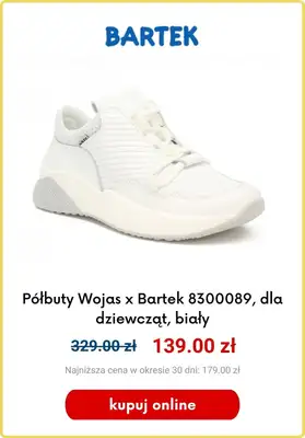 Bartek - gazetka promocyjna Półbuty dziecięce na wyprzedaży od piątku 29.09  - strona 3 Bartek - gazetka promocyjna Półbuty dziecięce na wyprzedaży od piątku 29.09  - strona 3