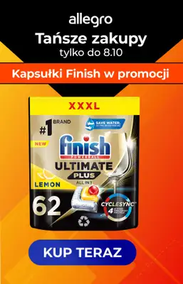 Finish - gazetka promocyjna Kapsułki Finish w promocji! od poniedziałku 02.10 do niedzieli 08.10