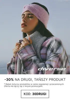 Diverse - gazetka promocyjna -30% z kodem na drugi, tańszy produkt od piątku 06.10 do poniedziałku 09.10