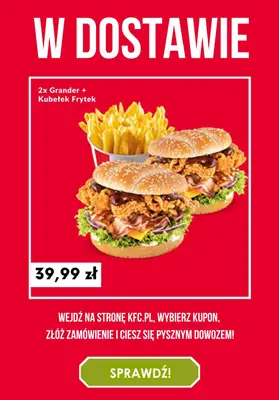 KFC - gazetka promocyjna Ku(r)pony w dostawie! od poniedziałku 09.10  - strona 2