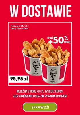 KFC - gazetka promocyjna Ku(r)pony w dostawie! od poniedziałku 09.10  - strona 5