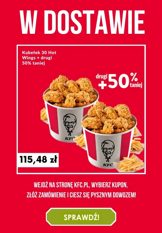 KFC - gazetka promocyjna Ku(r)pony w dostawie! od poniedziałku 09.10  - strona 6