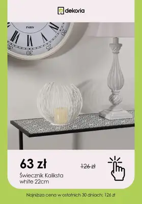 Dekoria - gazetka promocyjna Do -70% na dekoracje od poniedziałku 09.10  - strona 8 Dekoria - gazetka promocyjna Do -70% na dekoracje od poniedziałku 09.10  - strona 8