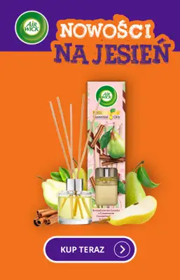 Air Wick - gazetka promocyjna Nowości na jesień od poniedziałku 09.10 do czwartku 12.10