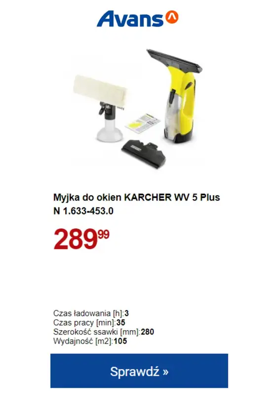 Avans - gazetka promocyjna Myjki i roboty do okien w NISKICH CENACH! od wtorku 10.10 do niedzieli 15.10 - strona 2