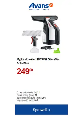 Avans - gazetka promocyjna Myjki i roboty do okien w NISKICH CENACH! od wtorku 10.10 do niedzieli 15.10 - strona 5