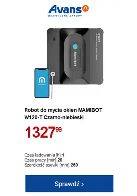 Avans - gazetka promocyjna Myjki i roboty do okien w NISKICH CENACH! od wtorku 10.10 do niedzieli 15.10 - strona 6