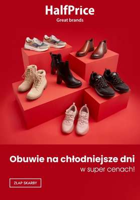 HalfPrice - gazetka promocyjna Obuwie na chłodne dni od wtorku 10.10 