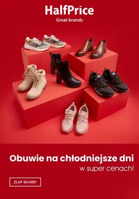 HalfPrice - gazetka promocyjna Obuwie na chłodne dni od wtorku 10.10 