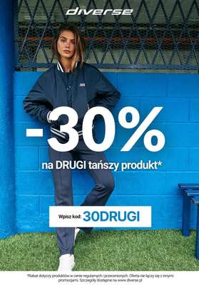 Diverse - gazetka promocyjna -30% na drugi tańszy produkt od wtorku 10.10 do niedzieli 15.10