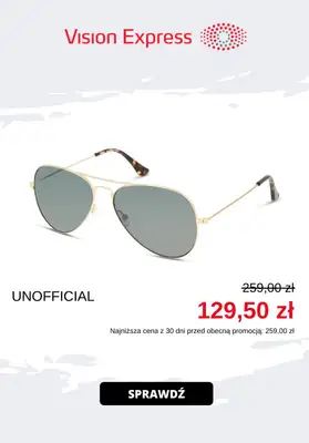 Vision Express - gazetka promocyjna Vision Express | Do -50% na okulary przeciwsłoneczne w salonach od środy 11.10 do niedzieli 15.10 - strona 4