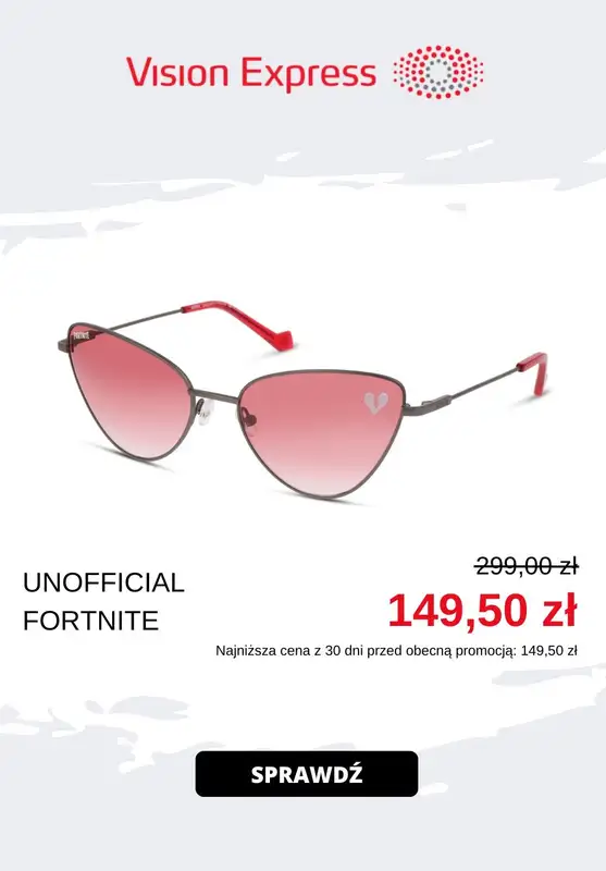 Vision Express - gazetka promocyjna Vision Express | Do -50% na okulary przeciwsłoneczne w salonach od środy 11.10 do niedzieli 15.10 - strona 2