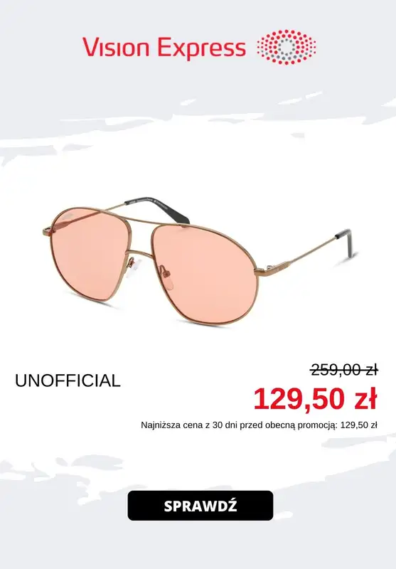 Vision Express - gazetka promocyjna Vision Express | Do -50% na okulary przeciwsłoneczne w salonach od środy 11.10 do niedzieli 15.10 - strona 5