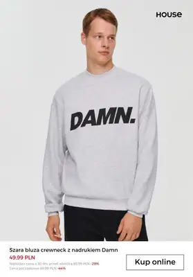 House - gazetka promocyjna Swetry i bluzy dla niego w super cenach od czwartku 12.10  - strona 7 House - gazetka promocyjna Swetry i bluzy dla niego w super cenach od czwartku 12.10  - strona 7