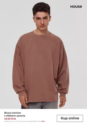 House - gazetka promocyjna Swetry i bluzy dla niego w super cenach od czwartku 12.10  - strona 6 House - gazetka promocyjna Swetry i bluzy dla niego w super cenach od czwartku 12.10  - strona 6