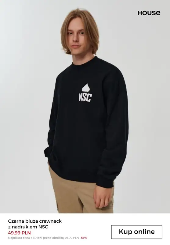 House - gazetka promocyjna Swetry i bluzy dla niego w super cenach od czwartku 12.10  - strona 5