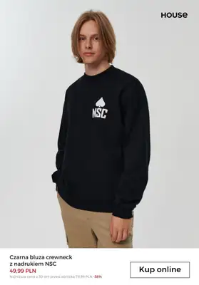 House - gazetka promocyjna Swetry i bluzy dla niego w super cenach od czwartku 12.10  - strona 5 House - gazetka promocyjna Swetry i bluzy dla niego w super cenach od czwartku 12.10  - strona 5