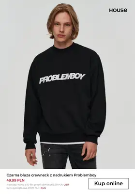 House - gazetka promocyjna Swetry i bluzy dla niego w super cenach od czwartku 12.10  - strona 2 House - gazetka promocyjna Swetry i bluzy dla niego w super cenach od czwartku 12.10  - strona 2