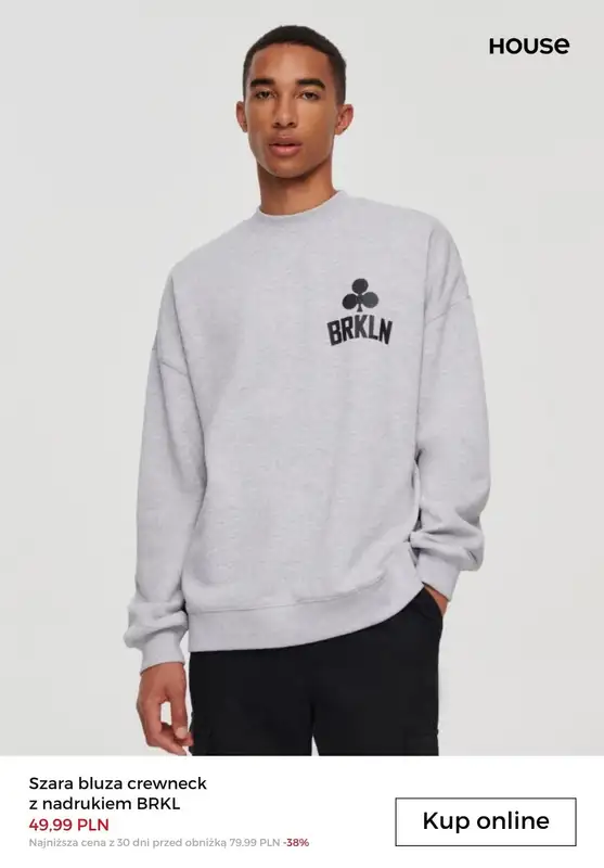 House - gazetka promocyjna Swetry i bluzy dla niego w super cenach od czwartku 12.10  - strona 4